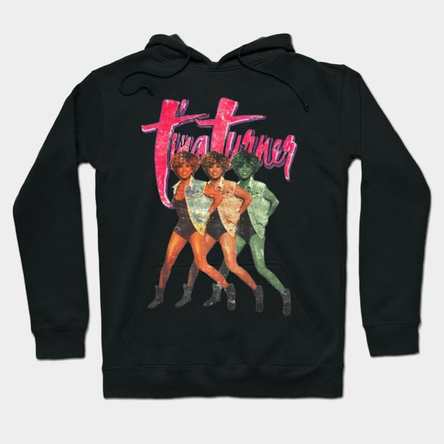 Tina Turner Queen Of Rock And Roll Hoodie by BateerMonster